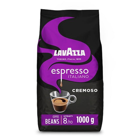 Lavazza Espresso Italiano Cremoso Coffee Beans 1kg (Pack of 2)