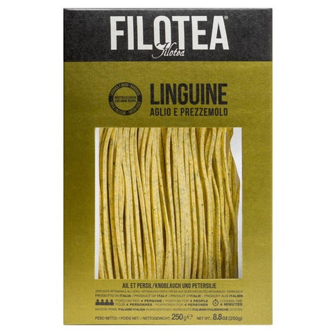 Filotea Garlic & Parsley Linguine Egg Pasta 250g (Pack of 3)