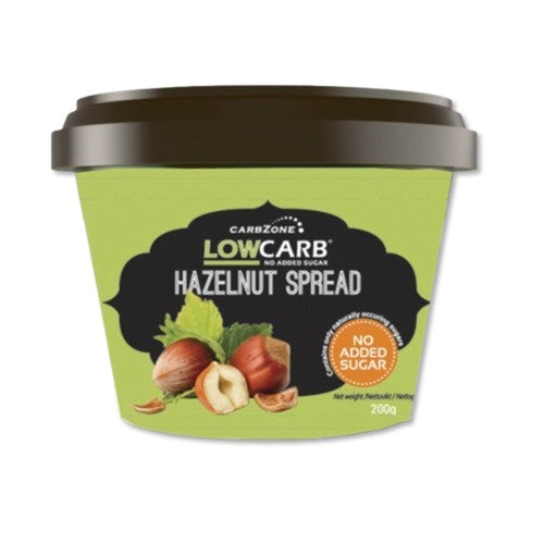 Carbzone LowCarb Belgian Hazelnut Spread 200g (Pack of 2)
