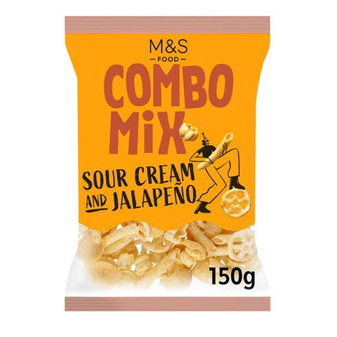 M&S Sour Cream & Jalapeno Combo Mix 150g (Pack of 3)