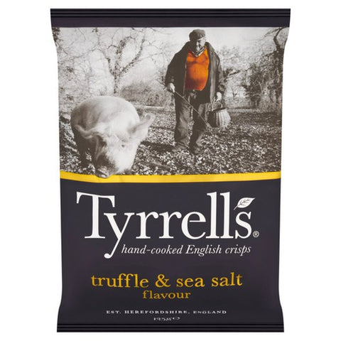 Tyrrells  Truffle & Sea Salt Sharing Crisps 135g (Pack of 3)