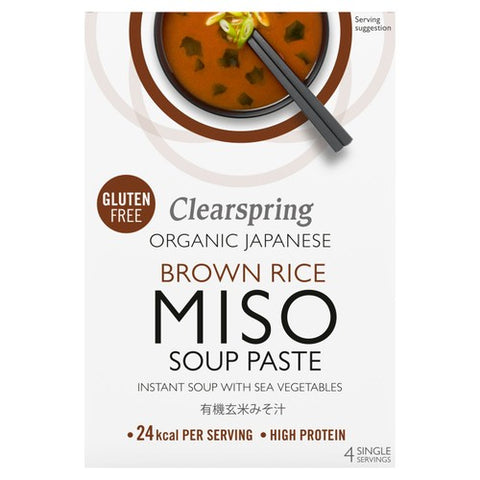 Clearspring Organic Miso Soup Paste 4 x 15g (Pack of 2)