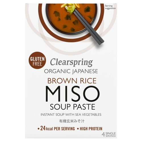 Clearspring Organic Miso Soup Paste 4 x 15g (Pack of 2)