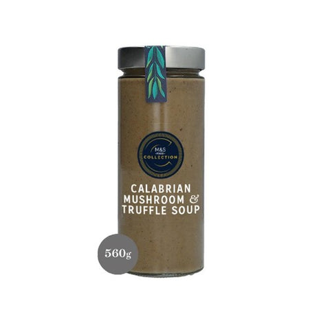 M&S Collection Calabrian Mushroom & Truffle Soup 560g (Pack of 2)
