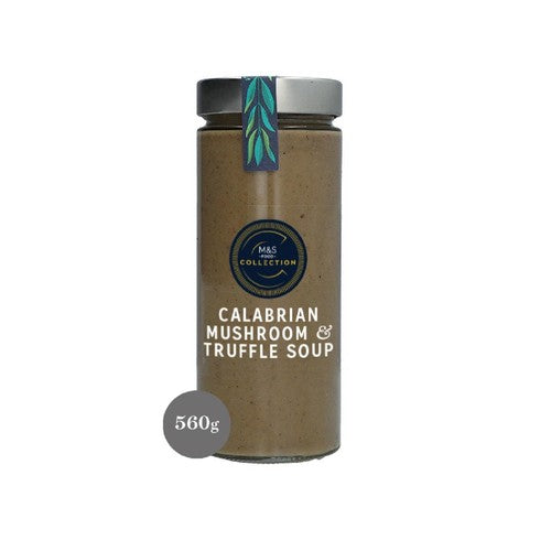 M&S Collection Calabrian Mushroom & Truffle Soup 560g (Pack of 2)