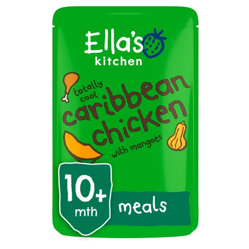 Ella's Kitchen Caribbean Chicken Baby Food Pouch 10+ Months 190g (Pack of 2)