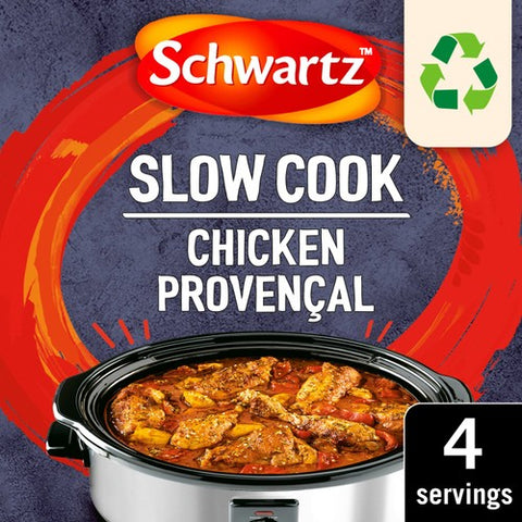 Schwartz Chicken Provencale Slow Cook Recipe Mix 35g (Pack of 2)