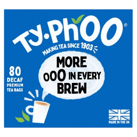 Typhoo Decaf Tea 80's (Pack of 2)