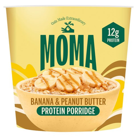MOMA Banana & Peanut Butter Protein Porridge Pot 65g (Pack of 3)