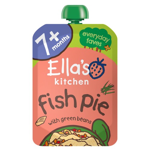 Ella's Kitchen Fish Pie Baby Food Pouch 7+ Months 130g (Pack of 2)