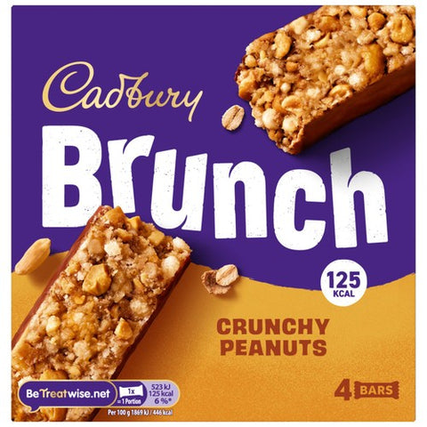 Cadbury Brunch Bar Peanut 112g (Pack of 3)