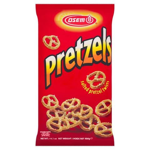 Osem Salted Pretzel Twists 400g (Pack of 3)