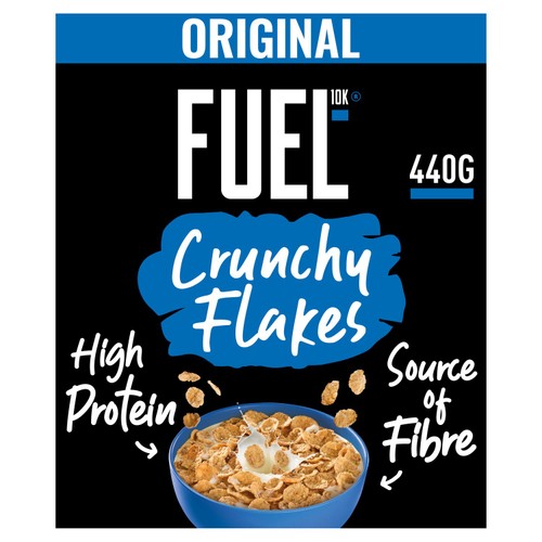 FUEL10K Original Crunchy Flakes High Protein Breakfast Cereal 440g (Pack of 3)