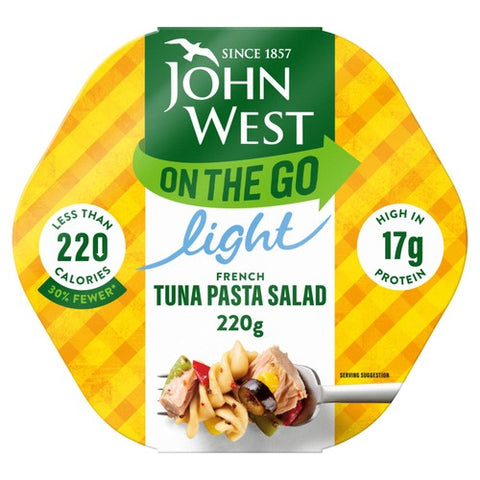 John West On The Go French Tuna Pasta Salad 220g (Pack of 3)