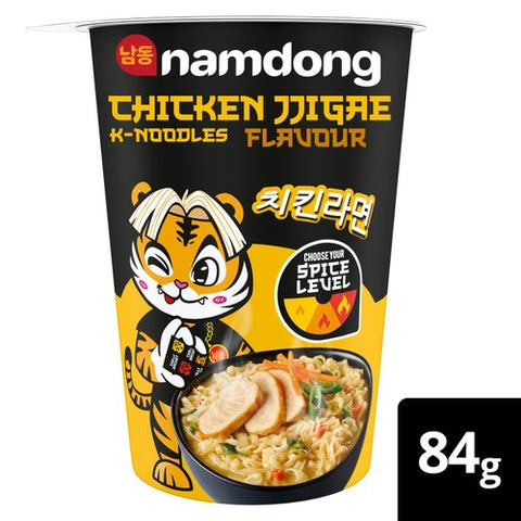 Namdong Chicken Jjigae Korean-style Noodle Pot 84g (Pack of 2)