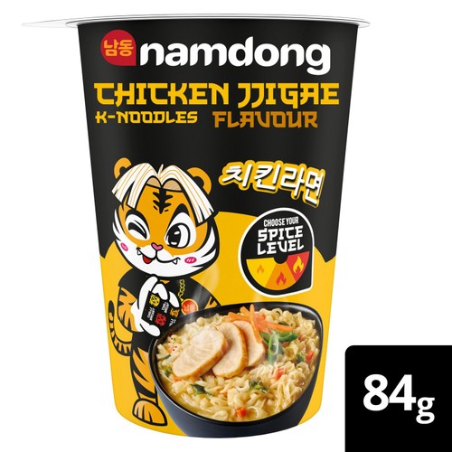 Namdong Chicken Jjigae Korean-style Noodle Pot 84g (Pack of 2)