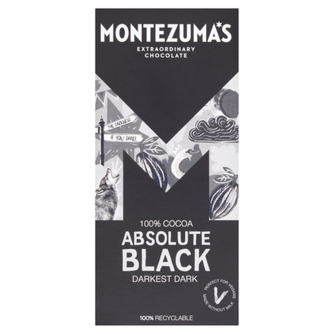 Montezuma's Absolute Black Bar 90g (Pack of 3)