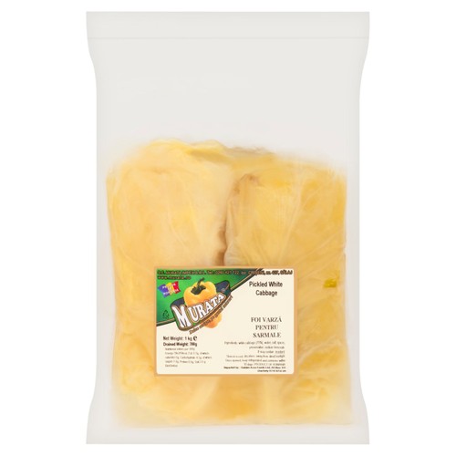 Murata Pickled Cabbage Leaves 1kg (Pack of 2)