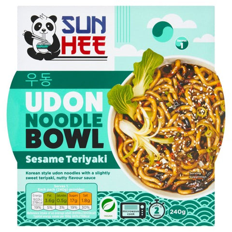 Sun Hee Sesame Teriyaki Udon Bowl 240g (Pack of 2)