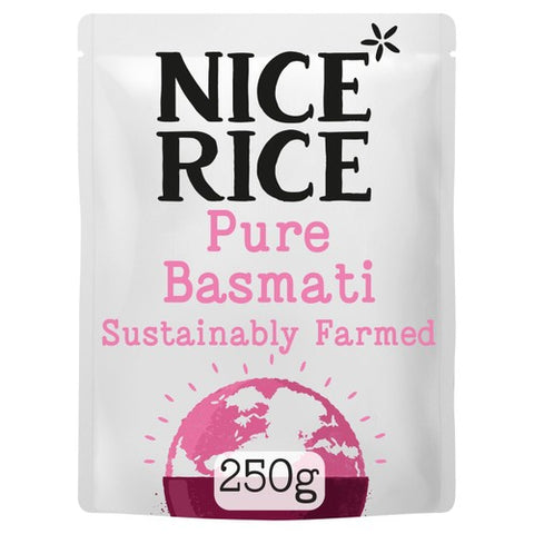 Nice Rice Pure Basmati Microwave Rice 250g (Pack of 2)