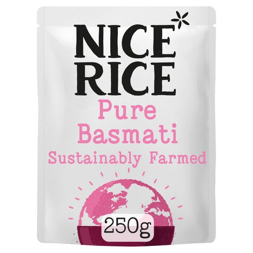 Nice Rice Pure Basmati Microwave Rice 250g (Pack of 2)