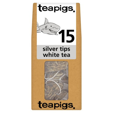 Teapigs Silver Tips White Tea Bags 15's (Pack of 3)