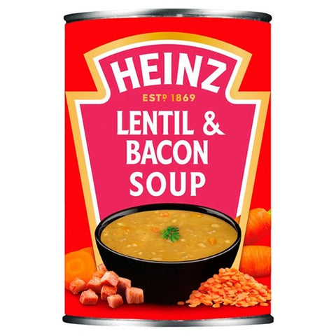 Heinz Classic Lentil & Bacon Soup 400g (Pack of 2)