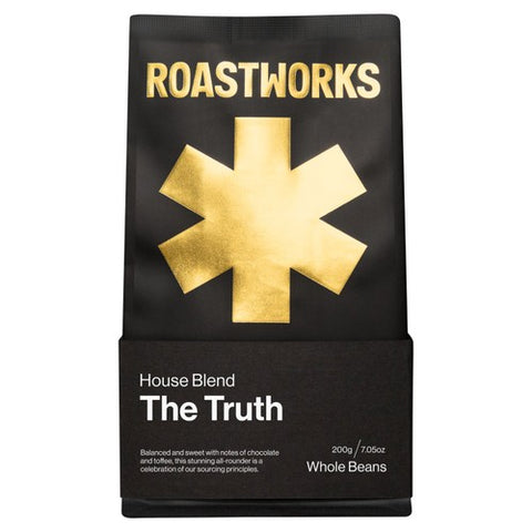 Roastworks The Truth Whole Bean Coffee 200g (Pack of 2)