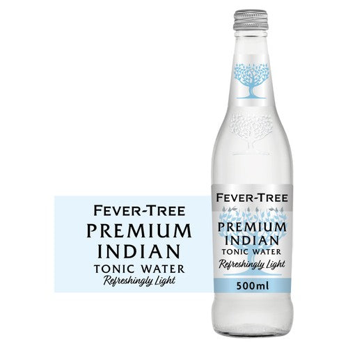 Fever-Tree Refreshingly Light Indian Tonic Water 500ml (Pack of 6)