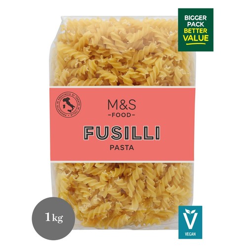 M&S Fusilli 1kg (Pack of 2)