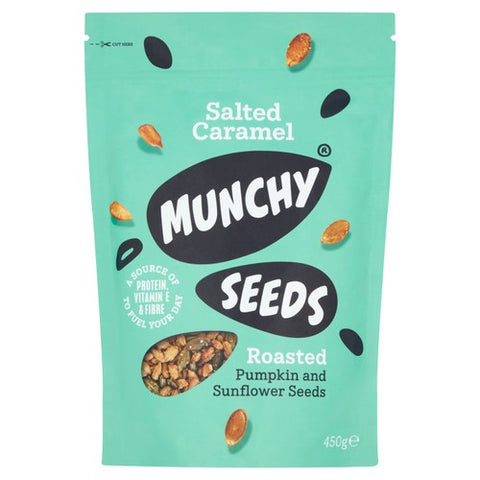 Munchy Seeds Salted Caramel Pouch 450g (Pack of 3)