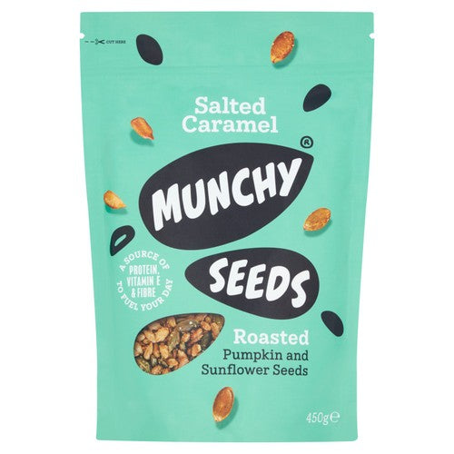 Munchy Seeds Salted Caramel Pouch 450g (Pack of 3)
