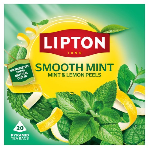 Lipton Smooth Mint Peppermint Tea Bags 20's (Pack of 3)
