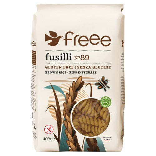 Freee Gluten Free Brown Rice Fusilli 400g (Pack of 3)