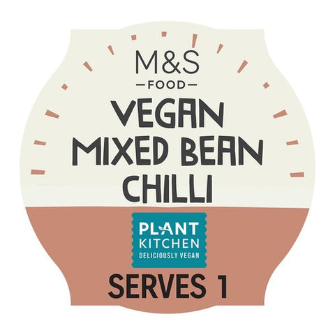 M&S Mixed Bean Chipotle Chilli with Spiced Rice 300g (Pack of 2)