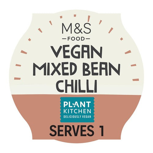 M&S Mixed Bean Chipotle Chilli with Spiced Rice 300g (Pack of 2)