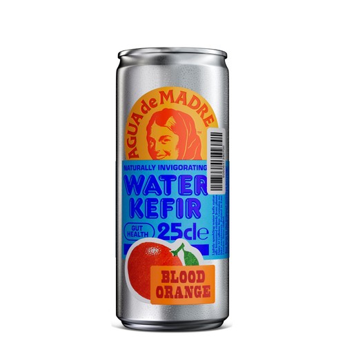 Agua de Madre Blood Orange Water Kefir 250ml (Pack of 6)