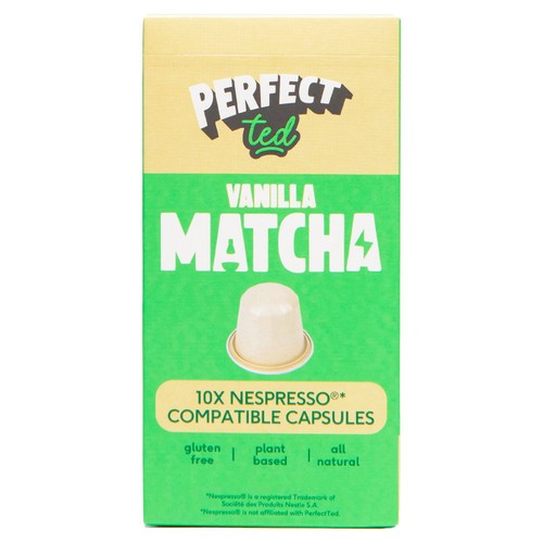Perfect Ted Matcha Pods Vanilla Bean 10's (Pack of 3)