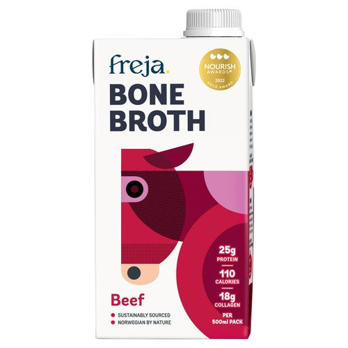 Freja Beef Classic Bone Broth 500ml (Pack of 2)