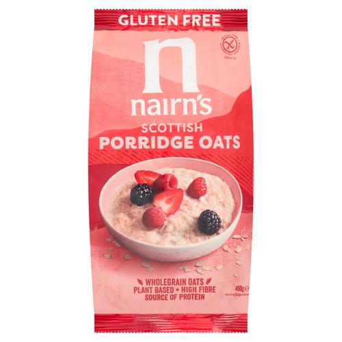 Nairns Gluten Free Real Porridge Oats 450g (Pack of 3)