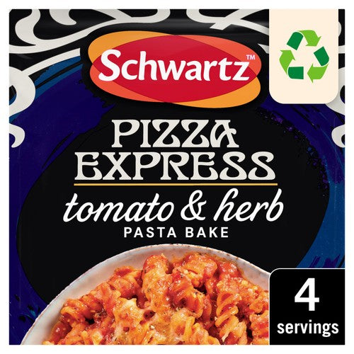 Schwartz x Pizza Express Tomato & Herb Pasta Bake Recipe Mix 32g (Pack of 3)