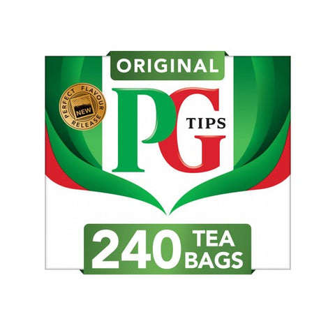 PG Tips 240 Black Tea Plant based biodegradable tea bags 240's (Pack of 2)
