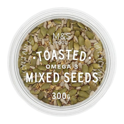 M&S Toasted Omega 3 Mixed Seeds 300g (Pack of 3)