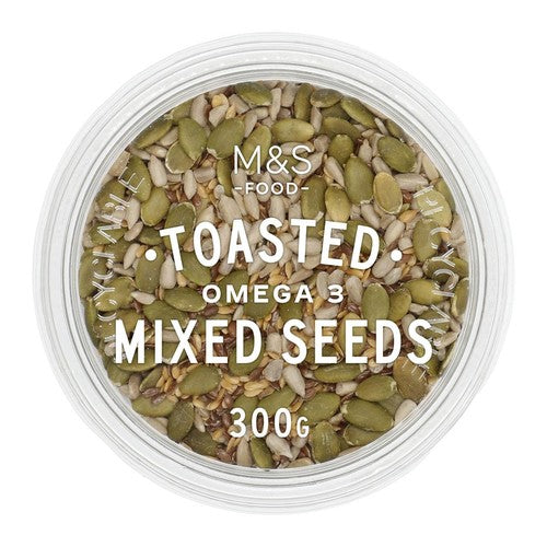 M&S Toasted Omega 3 Mixed Seeds 300g (Pack of 3)