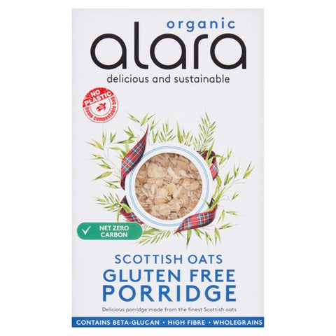 Alara Organic Scottish Oats Gluten Free Porridge 500g (Pack of 3)