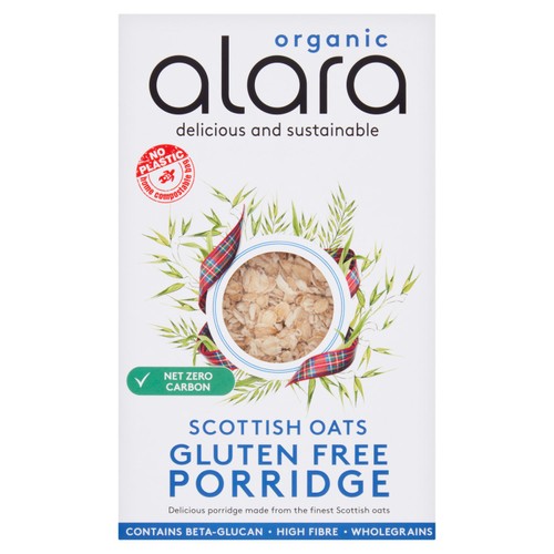 Alara Organic Scottish Oats Gluten Free Porridge 500g (Pack of 3)