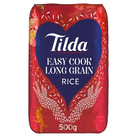 Tilda Easy Cook Long Grain Rice 500g (Pack of 3)