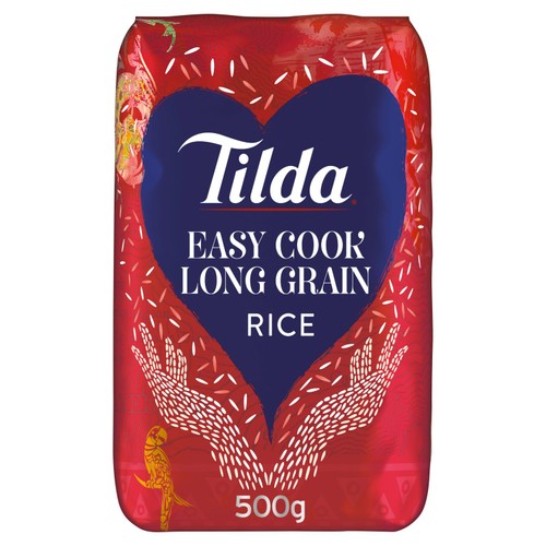 Tilda Easy Cook Long Grain Rice 500g (Pack of 3)