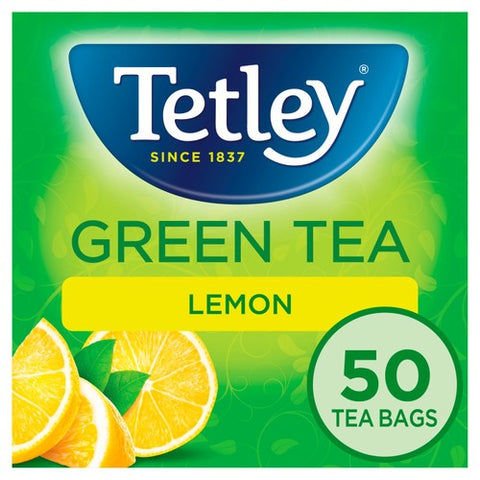 Tetley Green Lemon Tea Bags 50's (Pack of 2)