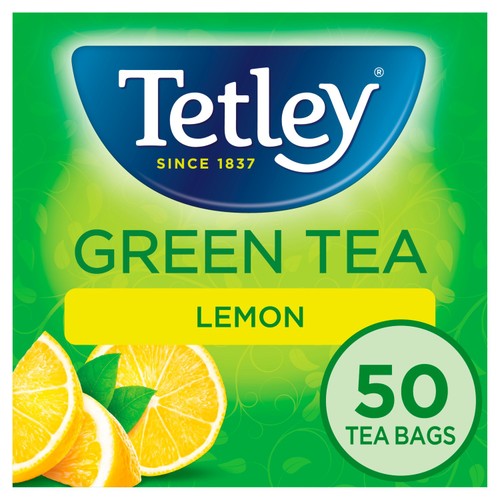 Tetley Green Lemon Tea Bags 50's (Pack of 2)